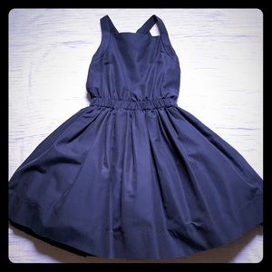 Like new J. Crew crewcuts girls navy party dress